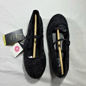 Art Class Sybil Flats Kids 4 Black NEW